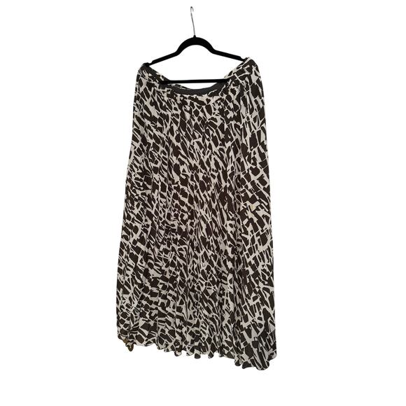 NWOT Anthropologie Maeve Abstract Pleated Maxi Hildi Skirt - Size XL - Picture 5 of 6